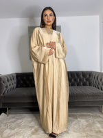 Pleat design 3 Piece Emirati Abaya-AMAL